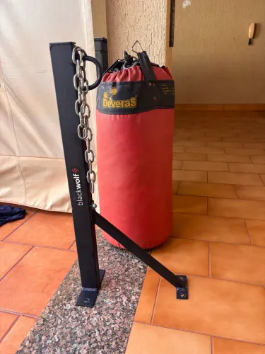 saco de box + suporte