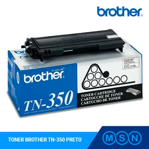 Toner para impressora Brother TN-350 preto (FORA DA CAIXA)