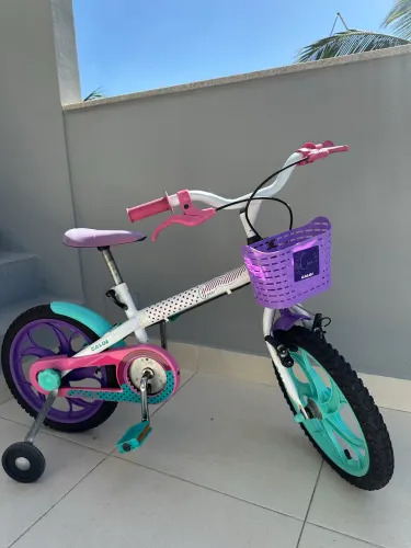 Bicicleta Caloi Ceci - Aro 16 - Branco - Branco