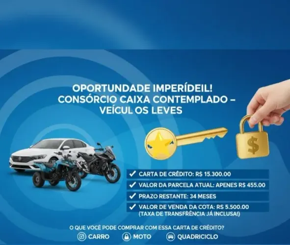 Não perca essa oportunidade