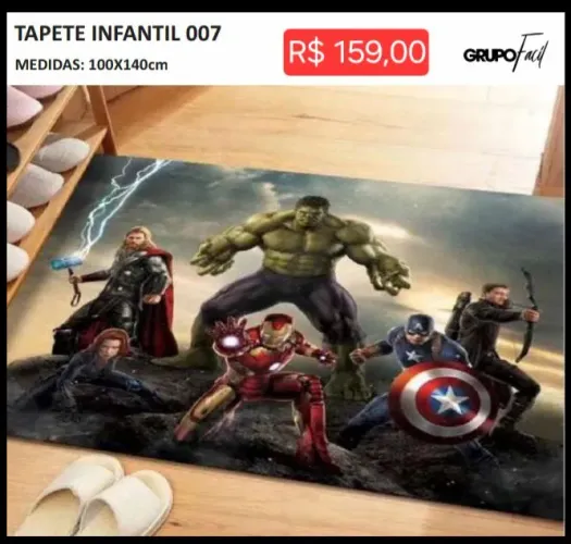 Tapete Vingadores novo (leia a descrição)