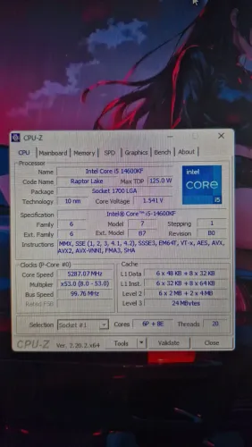 Troco Kit (Por AMD) i5 14600kf + MSI PRO B760 + XPG LANCER 16gb 6000mhz + WC 120MM