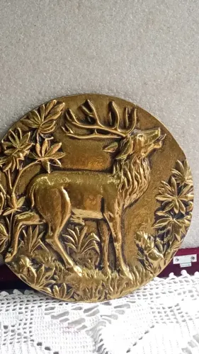 Medalhão em bronze ou
