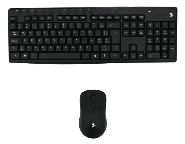 Kit Teclado Mouse Sem Fio USB