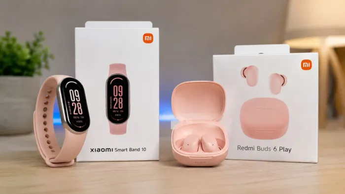 Relógio Smart Band 10 Smartwatch Xiaomi + Fone Redmi Buds 6 Play Kit Original Lacrado