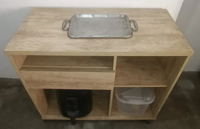 Gabinete Cozinha com Rodinhas