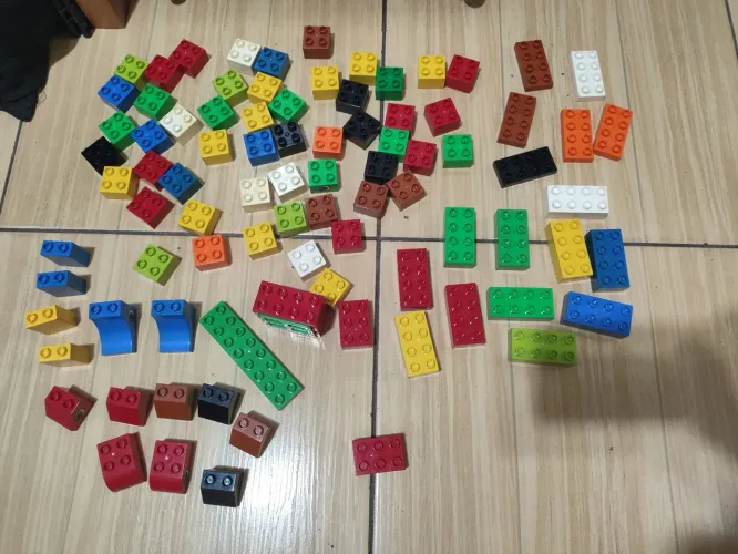 Lote combo lego duplo original com 88 peças