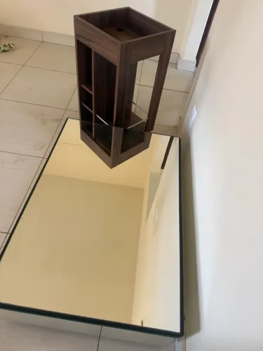 mesa espelhada mais barzinho