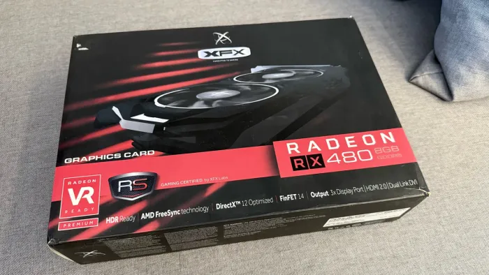 Placa de vídeo XFX Radeon RX480 8GB GDDR5
