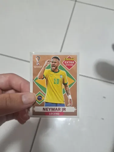 Figurinha bronze legend do neymar