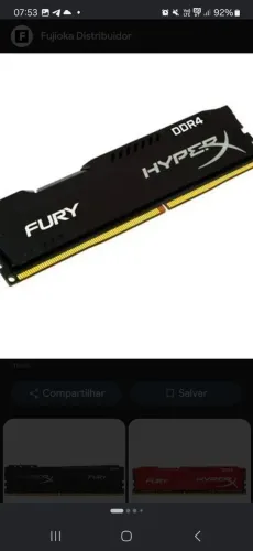 Memoria ram hyperx 8gb