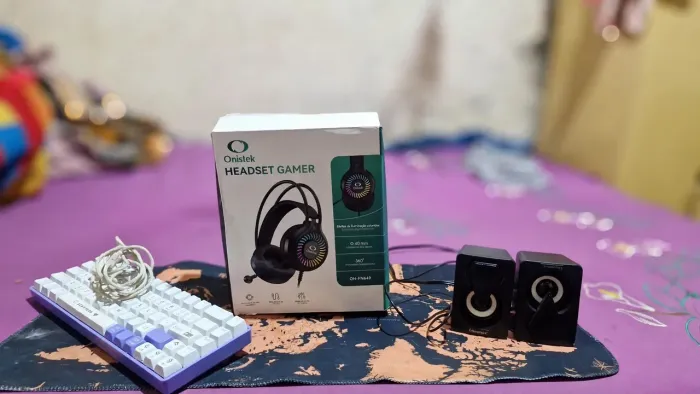 ? Kit Gamer - Teclado Ajazz AK680 + Headset Onistek