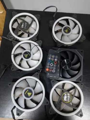 5 fans gamdias com controladora