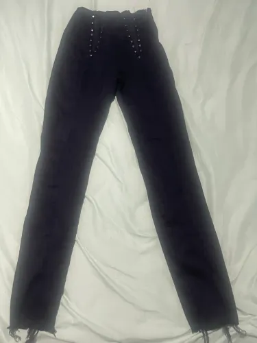 Calça Zara skinny trafaluc denim wearpreta tamanho 34