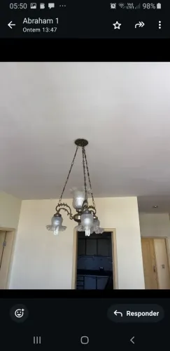 Lustre pendente colonial