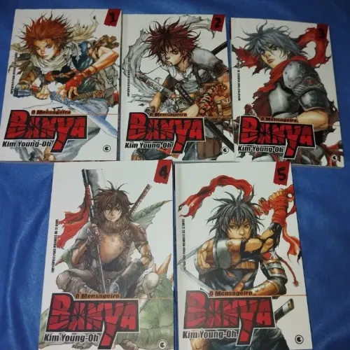 Banya o Mensageiro coleção completa 5 volumes - Mangá Conrad