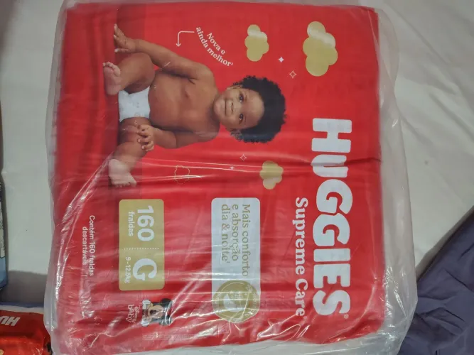 Fraldas Huggies de fita