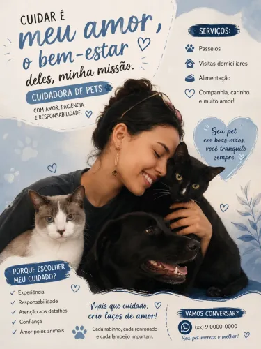 Cuidadora de Pets 