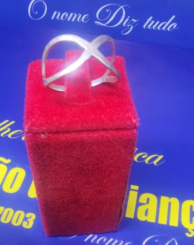 Anel Infinito Prata 950