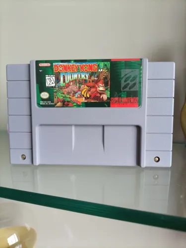Donkey Kong Country Snes Original Americano Estado Mint