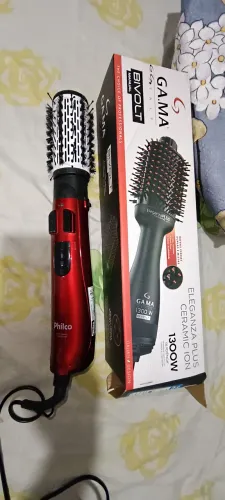 Escova giratória de cabelo