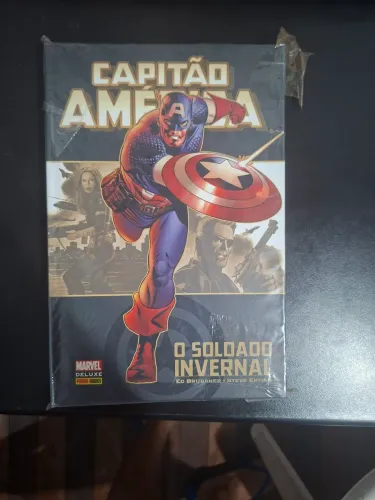 Capitão america soldado invernal, marvel deluxe