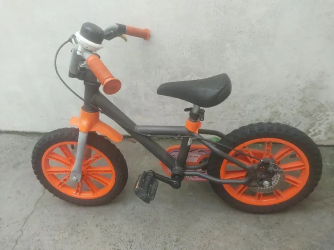 Bicicleta Infantil Aro 12 Nathor c/ Freio a Disco Traseiro e Rodinhas