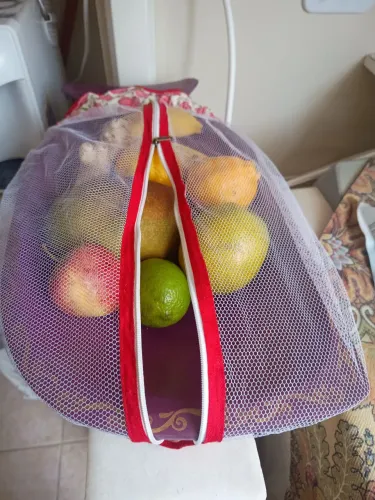 Protetor de Alimentos Estampa Vermelho 