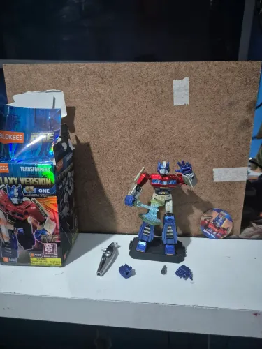 Blokees Transformers Galaxy Version 05 - Optimus Prime METÁLICO (Ultra Raro Chase 1/36)