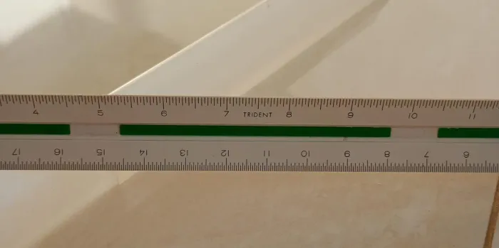 Escalímetro Trident 30cm com capa