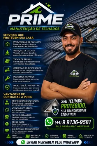 Manutenção de telhado 