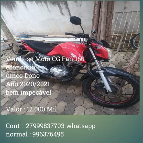 Moto Honda Cg Fan 160