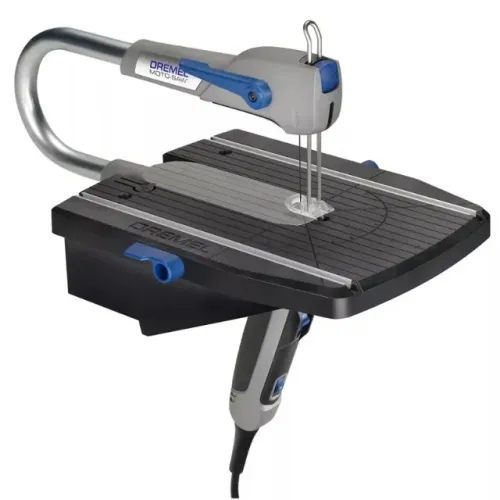 A Serra tico tico de bancada 70 watts - MOTO SAW da Dremel 110v