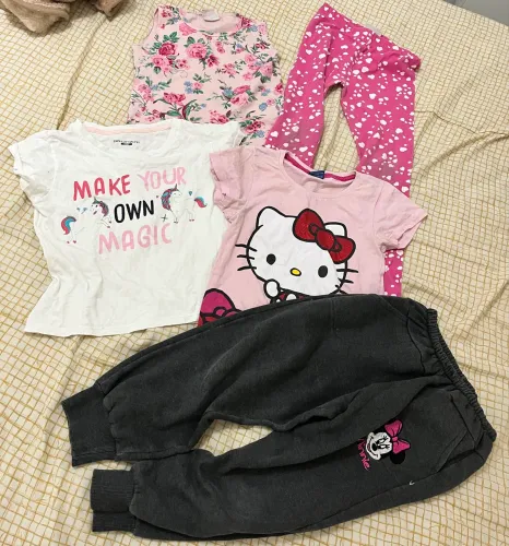 5 peças infantil tam 8.