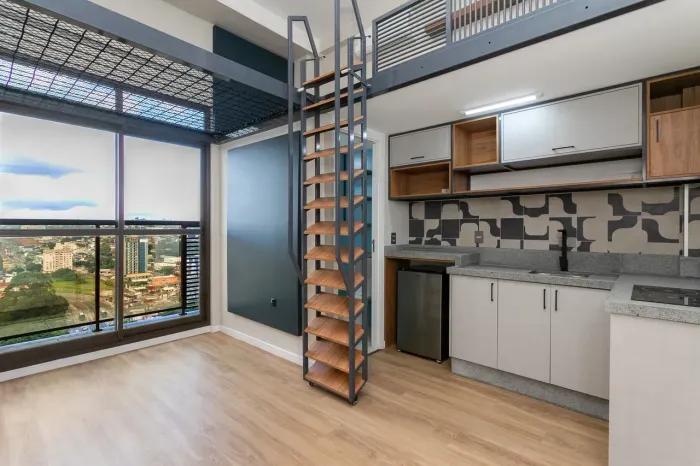 Studio Loft Mobiliado de 22 m² à venda no Ecoville 1 Vaga