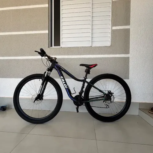 Bicicleta Mountain Bike Caloi Évora - Aro 29 - Freio a Disco Mecânico - Câmbio Shimano - 2