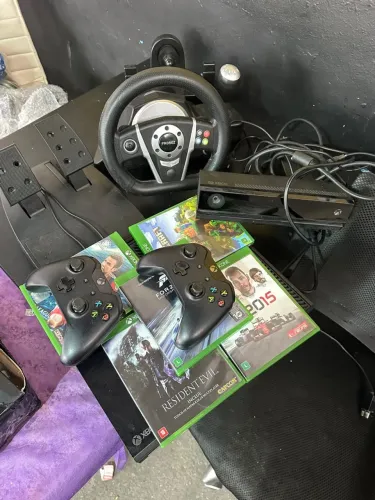 Xbox one/pedal/volante/kinect +jogos