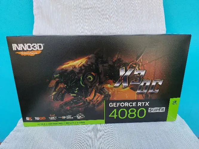 RTX 4080 Super Inno3D X3 OC 16GB com nota fiscal e garantia até 24/09/2027