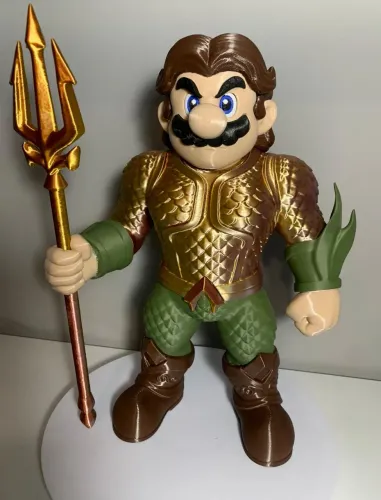 Colecionáveis Mario Aquaman - 30cm .