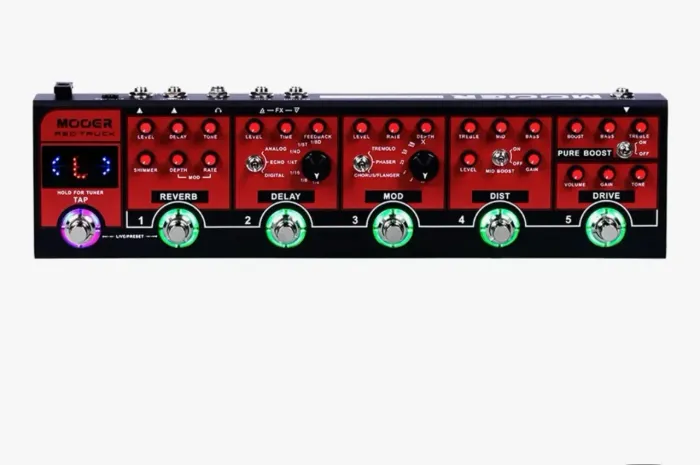 Pedaleira pra Guitarra Mooer