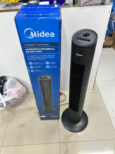 Ventilador midea com defeito somente retirada