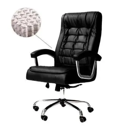 Cadeira Presidente Luxo com Molas Ensacadas - Máximo Conforto e Sofisticação