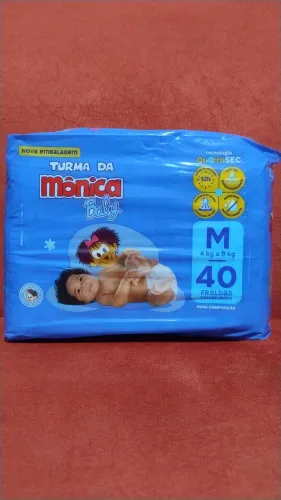 Fralda turma da monica pacote