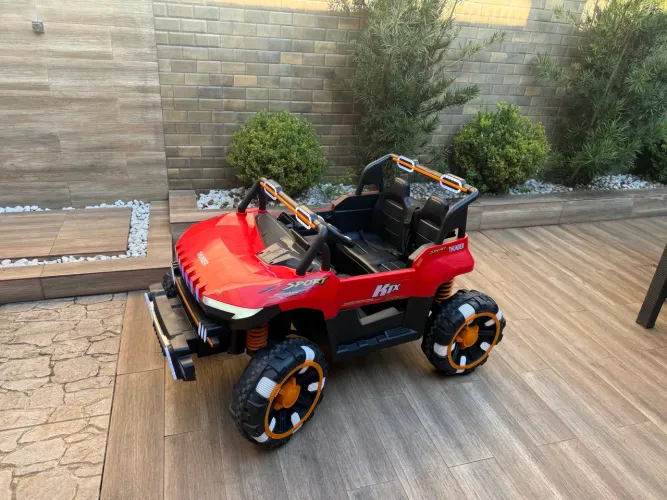 Jipe Carrinho Buggy Elétrico Infantil Uvt 12v 4x4 2 Lugares!