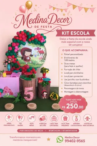 Decoração de festas