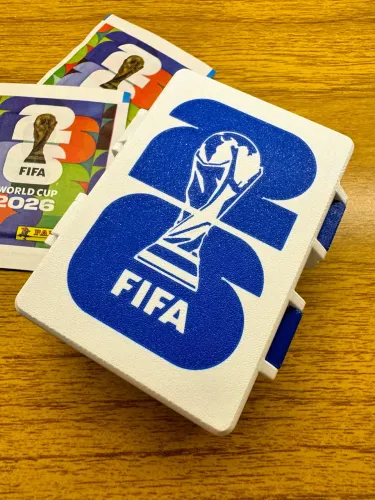 Caixa Porta Figurinhas Copa do Mundo 2026