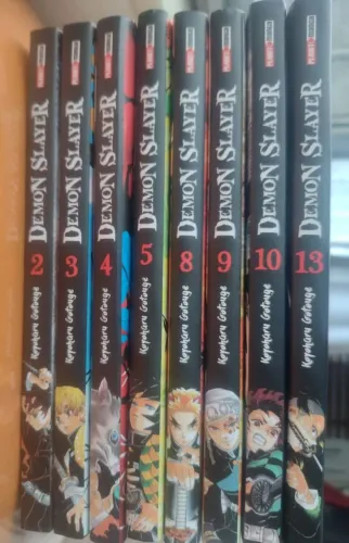 Demon Slayer 2, 3, 4, 5, 8, 9, 10 e 13