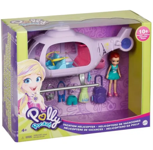 Polly Pocket Helicóptero de Aventura
