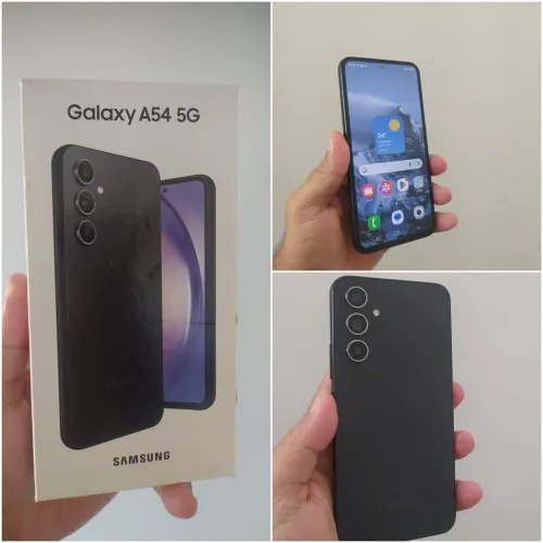 Celular Samsung A 54 5g NFC caixa e nota fiscal