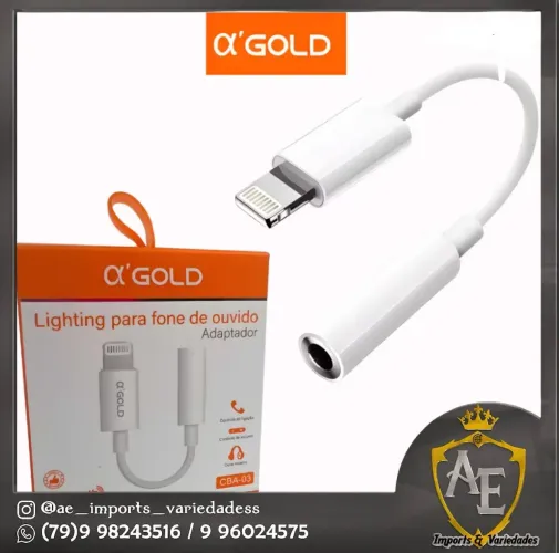 Adaptador de fone para iPhone